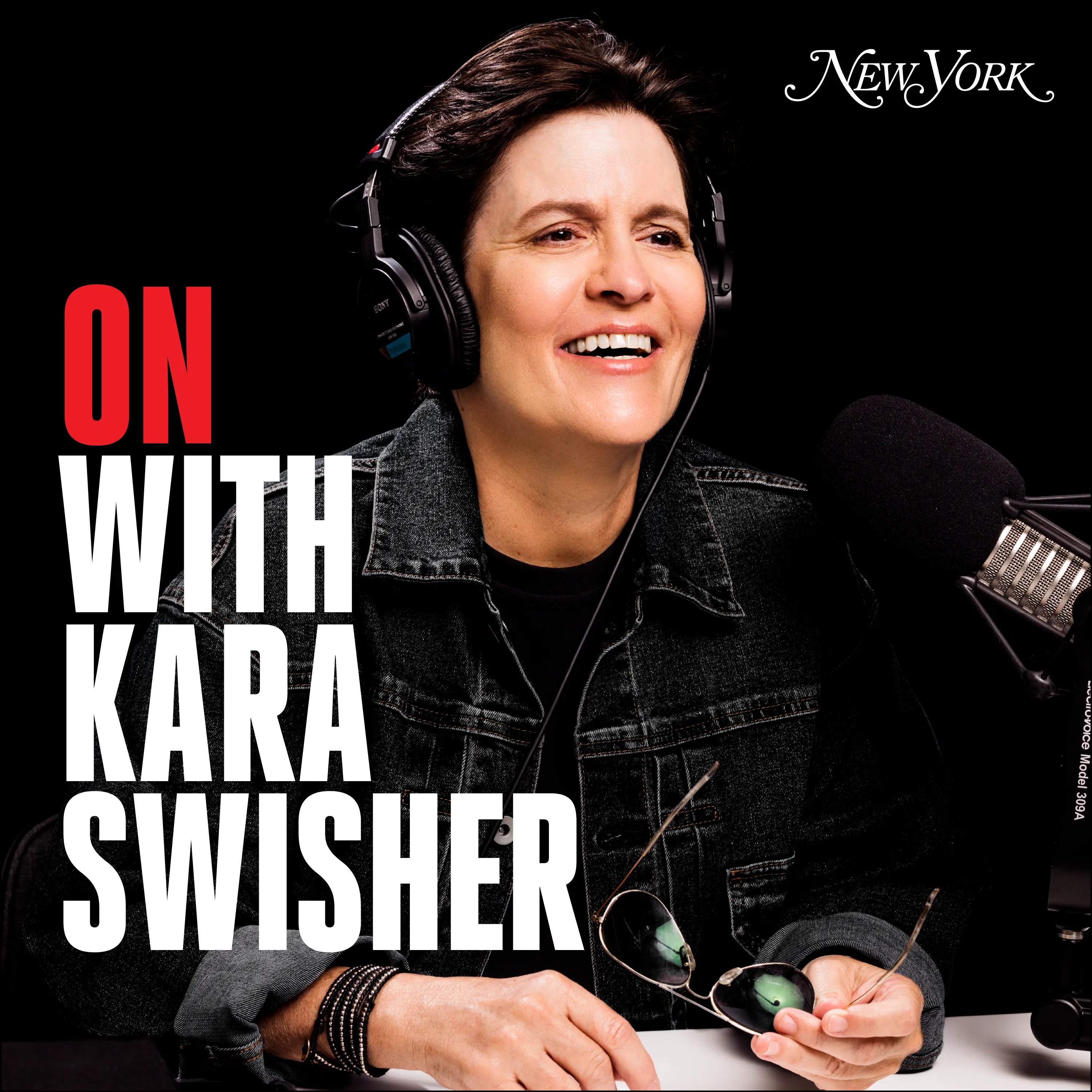 "On with Kara Swisher" podcast cover art